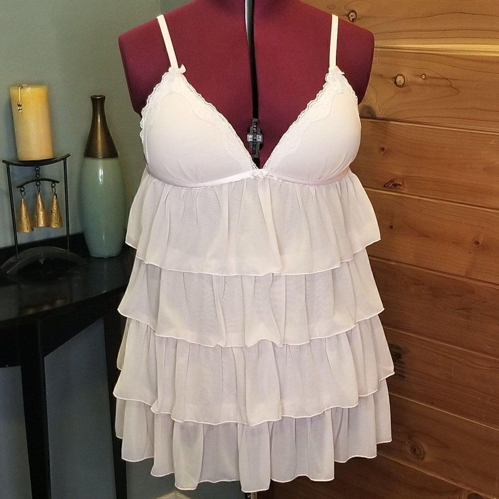 Cassandra Intimates Tiered Babydoll (size L)